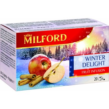 Milford Aromatizovaný ovocný čaj s příchutí jablka a skořice 20 x 2,5 g