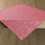 Veba Ubrus GARBO Harlekýn tmavá starorůžová 80x80 cm – Zboží Dáma