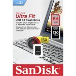SanDisk Cruzer Ultra Fit 64GB SDCZ430-064G-G46 – Zboží Živě