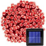 Solar 105 12 Solární vánoční řetěz červená 100LED 12Metrů – Hledejceny.cz