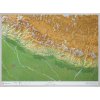 Nástěnné mapy Georelief Nepál - plastická mapa 80 x 60 cm Varianta: bez rámu, Provedení: plastická mapa