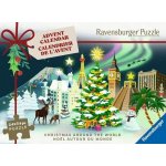 RAVENSBURGER Puzzle Adventní kalendář: Vánoce po celém světě 24x54 dílků – Hledejceny.cz