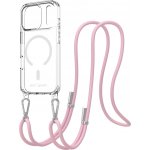 AlzaGuard Luxe Detach Lanyard Case Compatible with MagSafe iPhone 17 růžový AGD PCLM478Pv2 – Zboží Živě