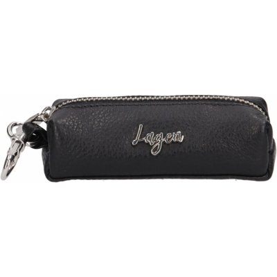Lagen kožená klíčenka černá 51413 black – Sleviste.cz