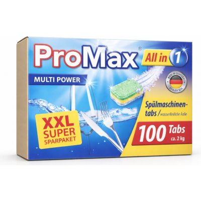 ProMax Tablety do myčky Premium Multi power 12v1 s rozpustnou fólií 100 ks – Hledejceny.cz