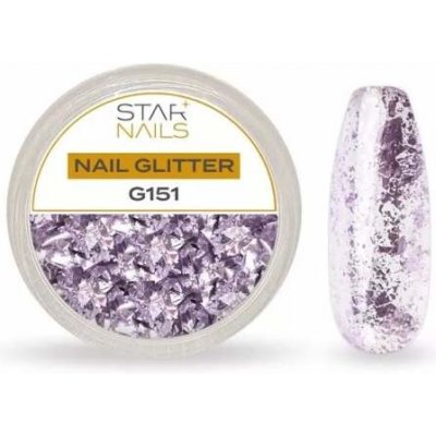 Starnails Nail Art zdobení glitter G151 – Zboží Mobilmania