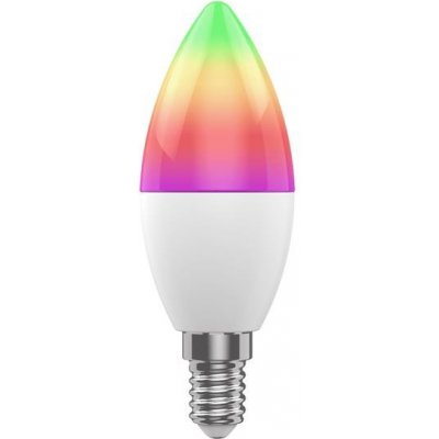 Woox Smart LED žárovka E14 5W RGB barevná a žlutá WiFi R9075 – Hledejceny.cz