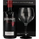 Brockmans Intensely Smooth Premium Gin 40% 0,7 l (dárkové balení 1 sklenice) – Zboží Mobilmania