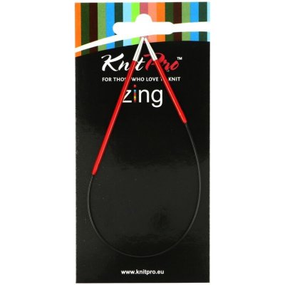 Asymetrické jehlice KnitPro Zing 2,5 mm 25 cm – Zboží Mobilmania