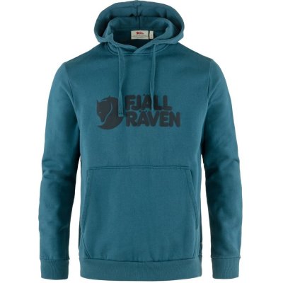 FJÄLLRÄVEN Fjällräven Logo Hoodie M, Deep Sea