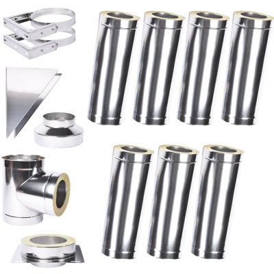 Solid izolovaný komín Plus 0,5 160mm 7m – Sleviste.cz