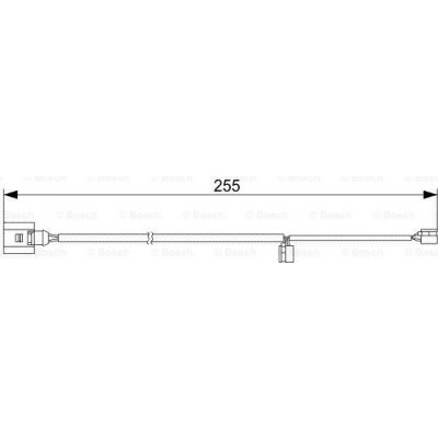 BOSCH Vystrazny kontakt, opotrebeni oblozeni 1 987 473 013 – Zboží Mobilmania