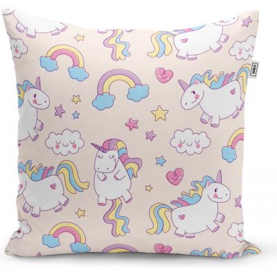 Sablio Polštář Jednorožci 40x40 – Hledejceny.cz