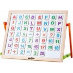 Woody Magnetická tabulka s ABC na stůl – Zboží Mobilmania