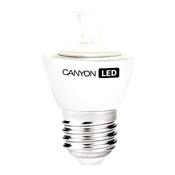 Canyon LED COB žárovka E27 kompakt kulatá průhledná 6W,470 lm,Neutrální bílá 4000K,220-240 150 ° Ra> 80