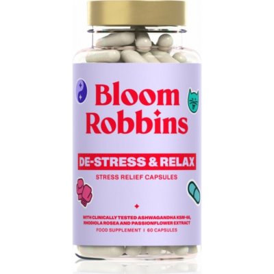Bloom Robbins De-Stress & Relax 60 kapslí – Hledejceny.cz