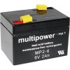 Olověná baterie Multipower MP2-6 A9620 6V 2Ah