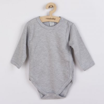 NEW BABY Kojenecké celorozepínací body Classic II šedé – Hledejceny.cz