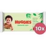 HUGGIES Single Natural Care Ubrousky vlhčené 10 x 56 ks – Hledejceny.cz