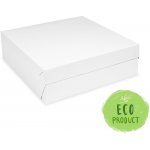 WIMEX Krabice na dort PAP bílá 30 x 30 x 10 cm – Zboží Dáma