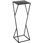 DekorStyle Stojan na květiny LOFT I černý 70 cm – Zboží Dáma