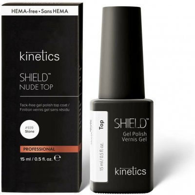 Kinetics SHIELD Art TOP COAT gel lak bezvýpotkový NO HEMA 15 ml – Sleviste.cz