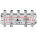 goobay Anténní rozbočovač 1:8, 9x F(F), SAT/TV, kovový, 5 MHz - 2450 MHz (67005) - 77.92.2018 – Zboží Živě