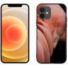 Pouzdro a kryt na mobilní telefon Apple mmCase Gelové iPhone 12 mini - plameňák 3