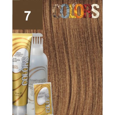 Colors Keratin Complex barva set 7 blond