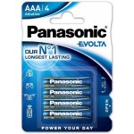 Panasonic EVOLTA Platinum AAA 4ks 00266499 – Zboží Mobilmania