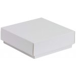 Dárková krabička s víkem 150x150x50/40 mm, bílá – Zboží Mobilmania