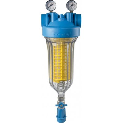 ATLAS FILTRI HYDRA BIG 6/4" RLH 90mcr SX 8BAR 45°C s odkalením a manometry 6310313 – Hledejceny.cz