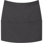 Premier Zástěra Colours PR 155 do pasu s kapsou krátká COT39015566099-charcoal – Hledejceny.cz