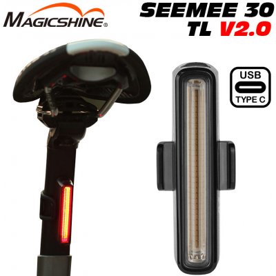 Magicshine Seemee 30TL V2.0 zadní černé – Zboží Mobilmania