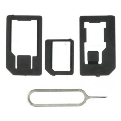 OSTATNÍ Adaptér pro nano a micro SIM karty + jehla – Zboží Mobilmania