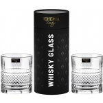 BOHEMIA PRESTIGE BOHEMIA PRESTIGE ELEGANTE SKLENICE NA WHISKY V TUBĚ 2 x 320 ml – Zboží Mobilmania