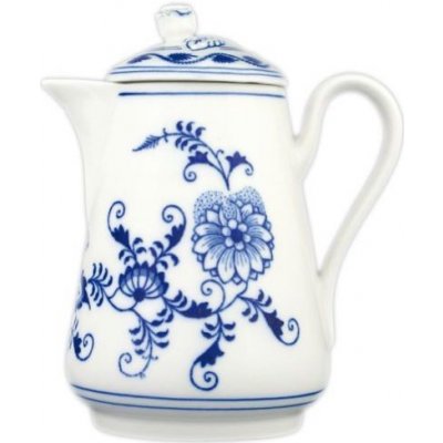 Český porcelán Dubí cibulák Konvice na čokoládu s víčkem 0,50 l