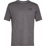 Under Armour SPORTSTYLE LEFT CHEST SS šedá – Zboží Mobilmania