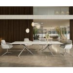 DELIFE Edge 300 x 100 keramika Calacatta Luxe bílá-zlatá-šedá Estelar kulatý nerezová ocel – Hledejceny.cz