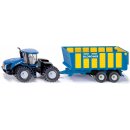 Siku New Holland Joskin Farmer Traktor s přívěsem 1:50