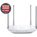 WiFi router TP-Link Archer C50 AC1200, AP/router, 4x LAN, 1x WAN / 300Mbps 2,4/ 867Mbps 5GHz – Zboží Mobilmania