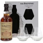 Balvenie Caribbean Cask 14y 43% 0,7 l (dárkové balení 2 sklenice) – Hledejceny.cz