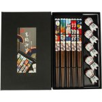 Golden Turtle jídelní hůlky barevné motiv kočky 5 sad – Zbozi.Blesk.cz