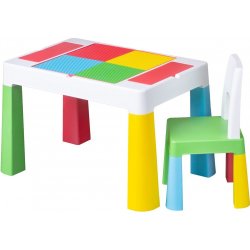 TEGA Sada nábytku pro děti stoleček a 2 židličky barevné dětské stoly a  židle - Nejlepší Ceny.cz