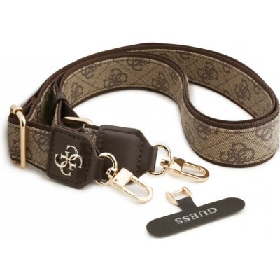 Guess Crossbody Popruh PU 4G Metal Logo - hnědá – Hledejceny.cz