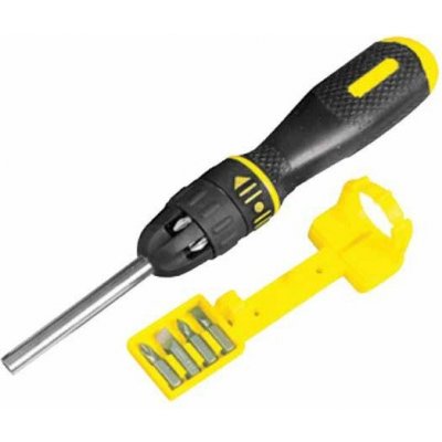 Šroubovák ráčnový s bity 11ks Stanley 0-68-010 – Zboží Dáma