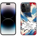 mmCase na iPhone 14 Pro 6.1 - vtipný text 9 bílé pozadí – Zboží Mobilmania