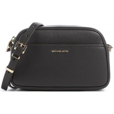 Michael Kors kožená crossbody kabelka jet set čokoládově hnědá – Hledejceny.cz