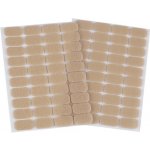 Suchý zip samolepicí obdélníčky 15x25 mm - různé barvy Varianta: 3 béžová, Balení: 1 karta – Hledejceny.cz
