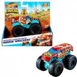 Mattel Hot Wheels Monster Trucks svítící a rámusící vrak 2 Demo Derby – Hledejceny.cz